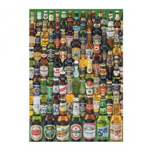 Puzzle 1000 Peças da EDUCA colagem de várias cervejas diferentes