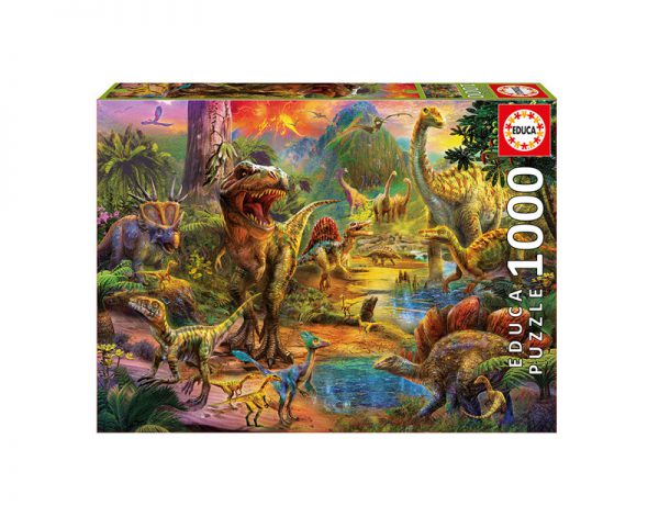 Quebra Cabeça 2000 Peças Dinossauros - Bumerang Brinquedos