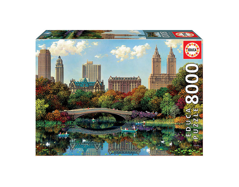 Puzzle 8000 Pcs Central Park Bow Bridge