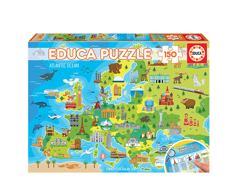 Puzzle 150 Pcs Mapa de Portugal