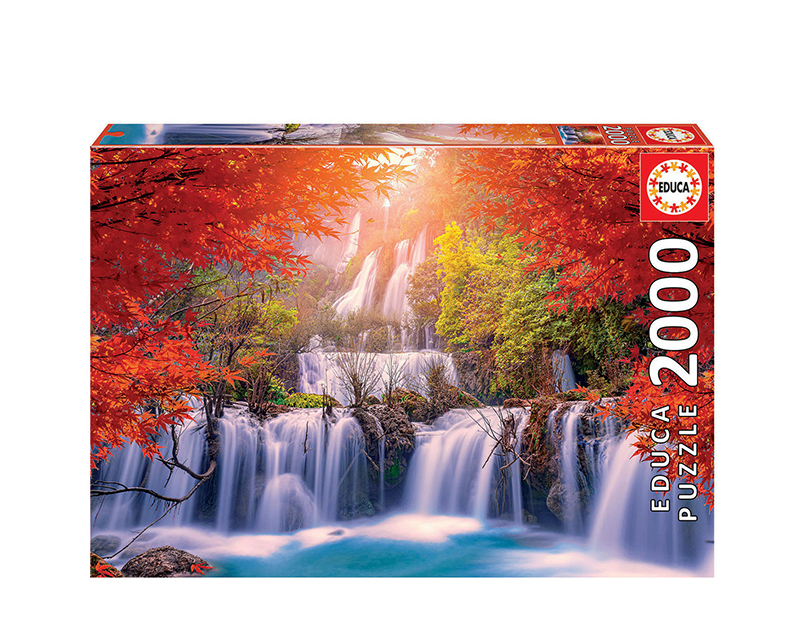 Puzzle 1000 peças CASCATA NA FLORESTA Educa -  - A loja de puzzles  online